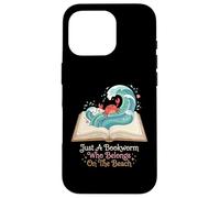 Juste Un Rat de bibliothèque Qui a sa Place sur la Plage Coque pour iPhone 16 Pro