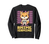 Juste Un Renard Qui Aime Les Anime Et Les Jeux Vidéo Sweatshirt