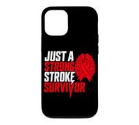 Juste Un survivant Fort d'un AVC, Une Crise ischémique cérébrale Rouge Coque pour iPhone 12/12 Pro