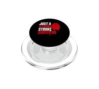 Juste Un survivant Fort d'un AVC, Une Crise ischémique cérébrale Rouge PopSockets PopGrip pour MagSafe