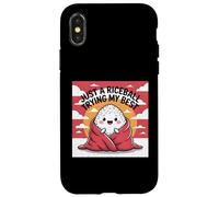Juste une boule de riz qui essaie mon meilleur mignon Kawaii Coque pour iPhone X/XS