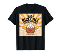Juste une boule de riz qui essaie mon meilleur mignon Kawaii T-Shirt