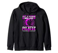 Juste Une Femme Qui Aime Le Pilates Sweat à Capuche