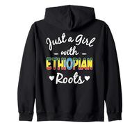 Juste une fille aux racines éthiopiennes, Ethiopia Woman Pride Sweat à Capuche