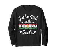 Juste Une Fille aux Racines kurdes, Kurdistan Pride Woman Manche Longue