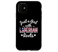 Juste Une Fille aux Racines libériennes, Liberia Girls Pride Coque pour iPhone 11