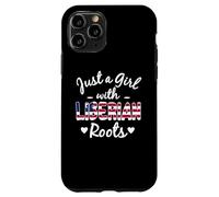 Juste Une Fille aux Racines libériennes, Liberia Girls Pride Coque pour iPhone 11 Pro