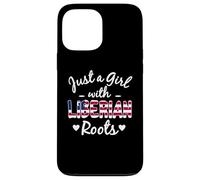 Juste Une Fille aux Racines libériennes, Liberia Girls Pride Coque pour iPhone 13 Pro Max