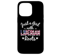 Juste Une Fille aux Racines libériennes, Liberia Girls Pride Coque pour iPhone 14 Pro Max