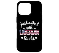 Juste Une Fille aux Racines libériennes, Liberia Girls Pride Coque pour iPhone 16 Pro
