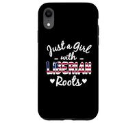 Juste Une Fille aux Racines libériennes, Liberia Girls Pride Coque pour iPhone XR
