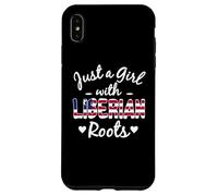 Juste Une Fille aux Racines libériennes, Liberia Girls Pride Coque pour iPhone XS Max