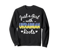 Juste Une Fille aux Racines ukrainiennes, Ukraine Pride Woman Sweatshirt