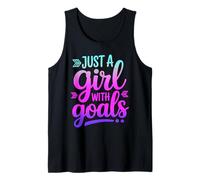 Juste une fille avec des objectifs de citation de motivation Débardeur