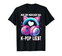 Juste une fille La K-pop aime les cœurs des doigts Kpop Amour T-Shirt