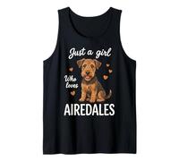 Juste Une Fille Qui Aime Airedales Débardeur