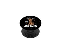 Juste Une Fille Qui Aime Airedales PopSockets PopGrip Adhésif