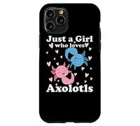 Juste Une Fille Qui Aime Axolotls Axolotl Cute Kawaii Design Coque pour iPhone 11 Pro