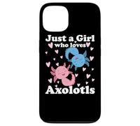 Juste Une Fille Qui Aime Axolotls Axolotl Cute Kawaii Design Coque pour iPhone 13