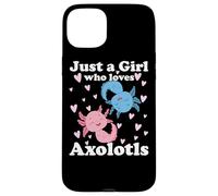 Juste Une Fille Qui Aime Axolotls Axolotl Cute Kawaii Design Coque pour iPhone 15 Plus