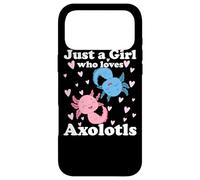 Juste Une Fille Qui Aime Axolotls Axolotl Cute Kawaii Design Coque pour iPhone 17 Pro Max