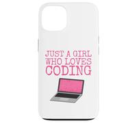 Juste une fille qui aime coder Coque pour iPhone 13