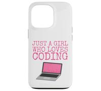 Juste une fille qui aime coder Coque pour iPhone 13 Pro