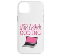 Juste une fille qui aime coder Coque pour iPhone 14 Plus
