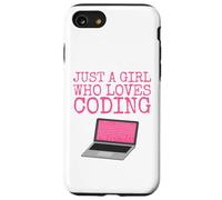Juste une fille qui aime coder Coque pour iPhone SE (2020) / 7 / 8