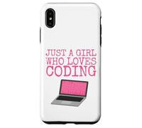 Juste une fille qui aime coder Coque pour iPhone XS Max