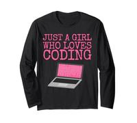 Juste une fille qui aime coder Manche Longue