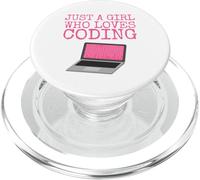 Juste une fille qui aime coder PopSockets PopGrip pour MagSafe