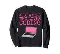 Juste une fille qui aime coder Sweatshirt