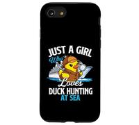 Juste Une Fille Qui Aime la Chasse au Canard en mer Rubber Duck Cruise Coque pour iPhone SE (2020) / 7/8