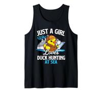 Juste Une Fille Qui Aime la Chasse au Canard en mer Rubber Duck Cruise Débardeur
