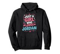 Juste Une Fille Qui Aime la Jordanie, Jolie Fan ou Partenaire de Jordan Sweat à Capuche
