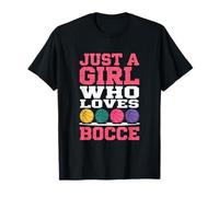 Juste une fille qui aime la pétanque italienne T-Shirt