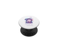 Juste Une Fille Qui Aime l'anime et Les Filles de Croquis Anime Adolescent PopSockets PopGrip Adhésif