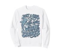 Juste Une Fille Qui Aime l'art bohème des Requins-Baleines Sweatshirt