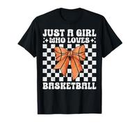 Juste une fille qui aime le basket-ball, maman, fête des mères T-Shirt