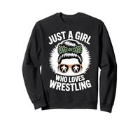 Juste Une Fille Qui Aime Le catcheur Girl Kids Sweatshirt