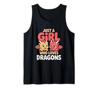 Juste Une Fille Qui Aime Le Fun Fantastique des Dragons Débardeur