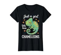 Juste Une Fille Qui Aime Les caméléons T-Shirt Graphique avec Valeur