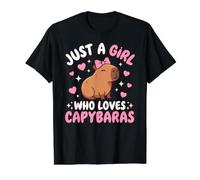 Juste Une Fille Qui Aime Les capybaras, Un Animal Mignon T-Shirt Graphique avec Valeur