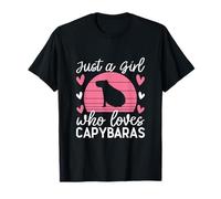 Juste Une Fille Qui Aime Les capybaras, Une Jolie Amante de Capybara T-Shirt