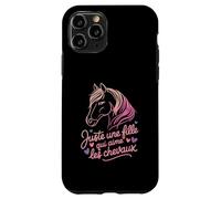 Juste Une Fille Qui Aime Les Chevaux Horse Coque pour iPhone 11 Pro