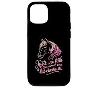 Juste Une Fille Qui Aime Les Chevaux Horse Coque pour iPhone 12/12 Pro