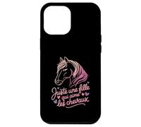 Juste Une Fille Qui Aime Les Chevaux Horse Coque pour iPhone 12 Pro Max