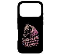 Juste Une Fille Qui Aime Les Chevaux Horse Coque pour iPhone 17 Pro