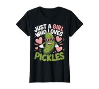 Juste une fille qui aime les cornichons, Journée nationale des cornichons amusante T-Shirt